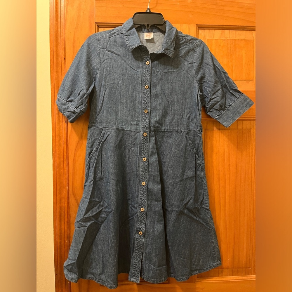Wonder nation Girls Denim dress. Size XL (14-16)